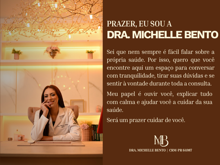 Foto de Dra. Michelle Bento Muniz Silva